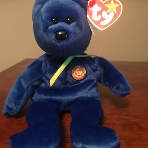Clubby The Bear Beanie Baby